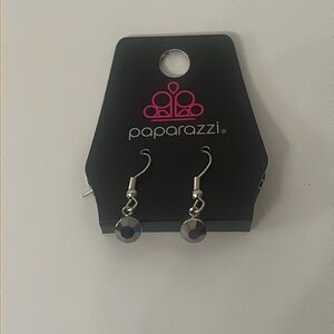 New Paparazzi black dangly earrings